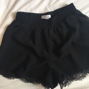 BCBG Lace Flowy Shorts
